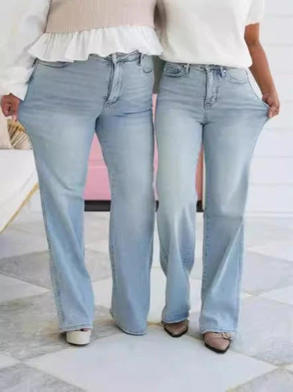 Holy Grail Bootcut-jeans med magekontroll