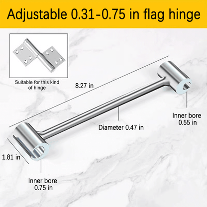 🔥Hot Sale 49 % rabatt - 🚪Dørhengseljusteringsverktøy