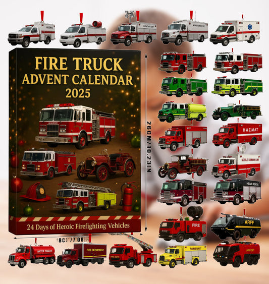 🚒🔥BRANNBIL-ADVENTSKALENDER 2025🎁🌲